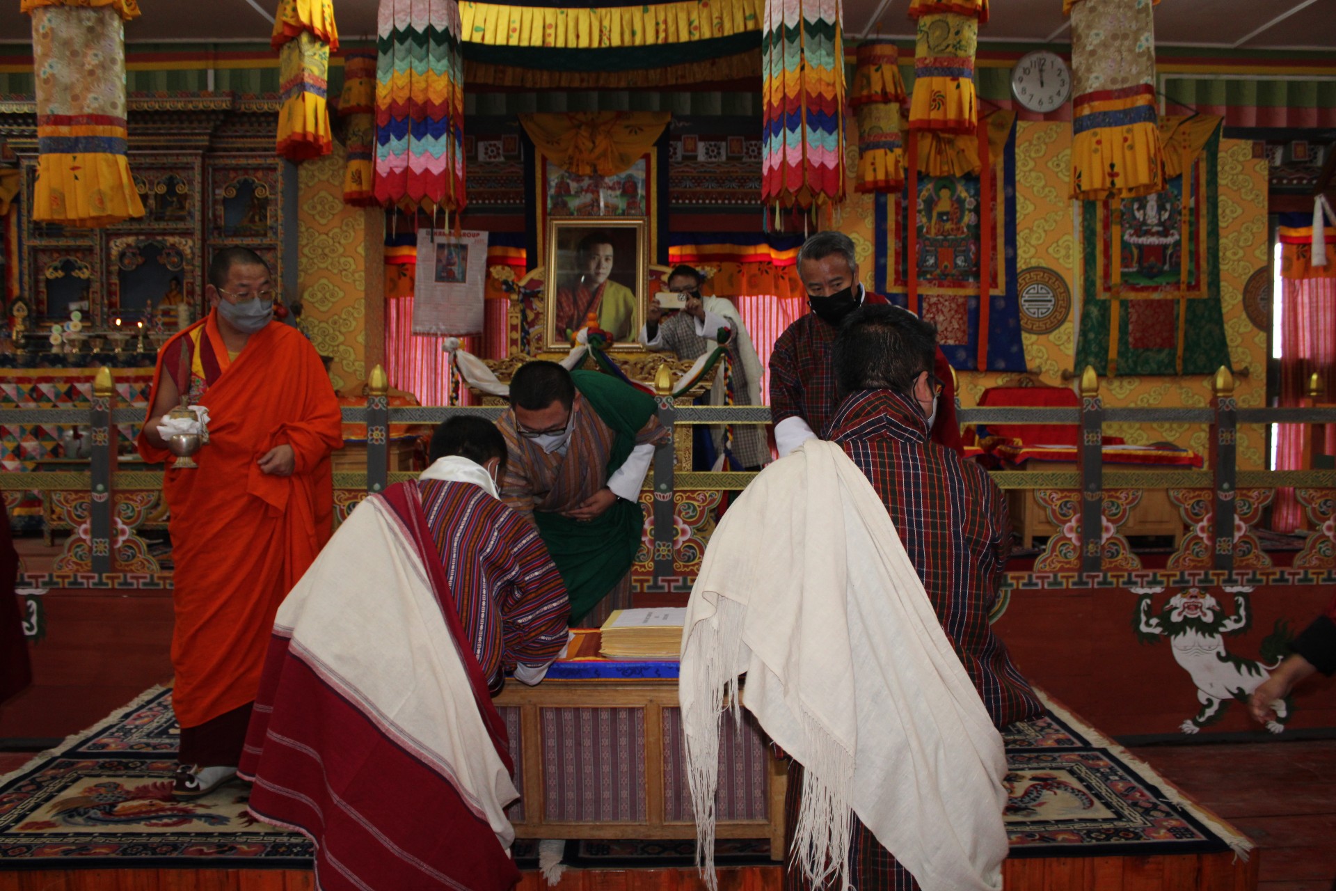 Oath Taking Ceremony initiation by Dasho Drangpen