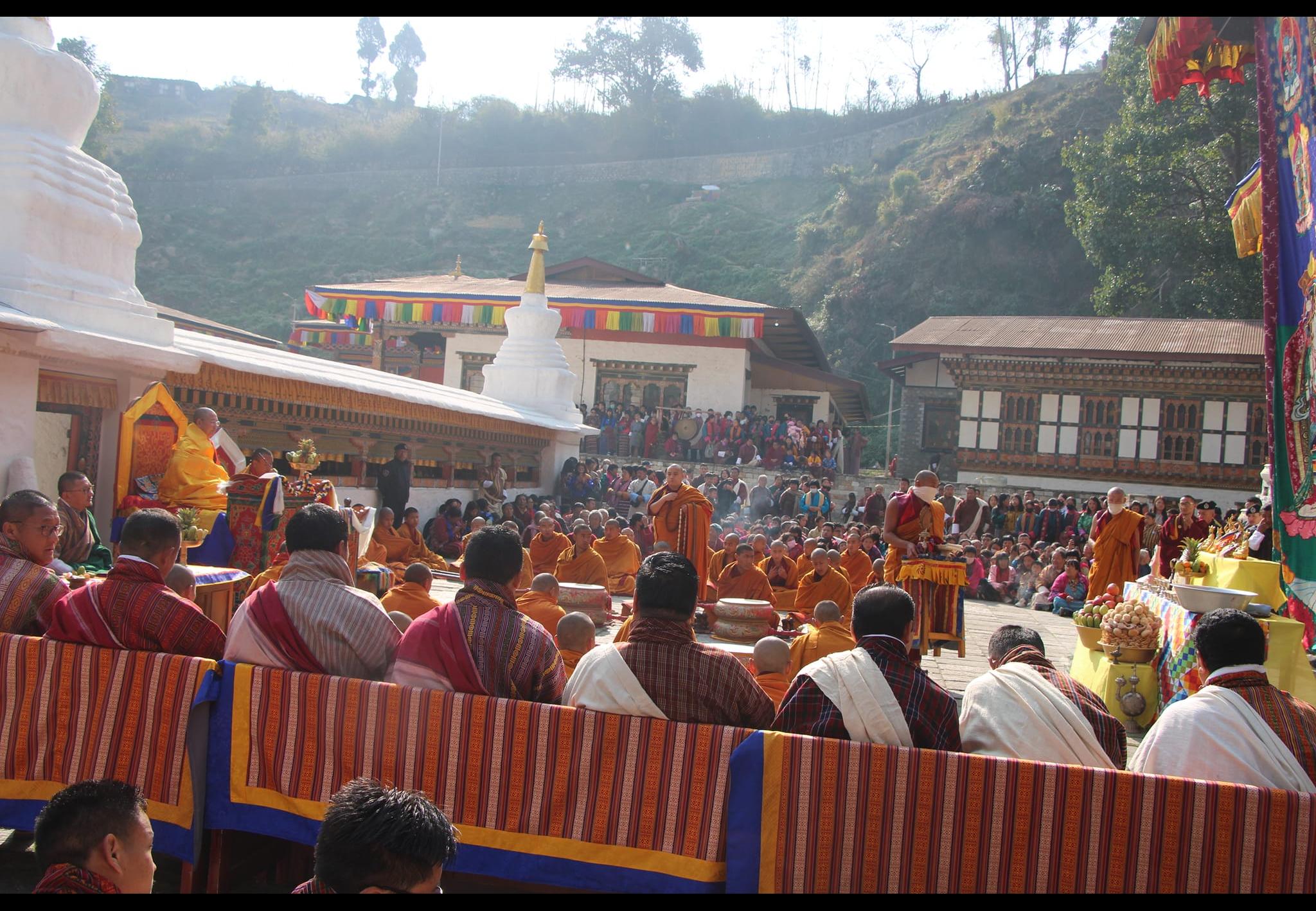  Namgang Kora (the 30th day of the auspicious first Bhutanese month), a revered annual event took place today. 